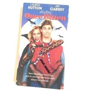 Vintage ONCE BITTEN (1985) - Lauren Hutton & Jim Carrey - VHS
